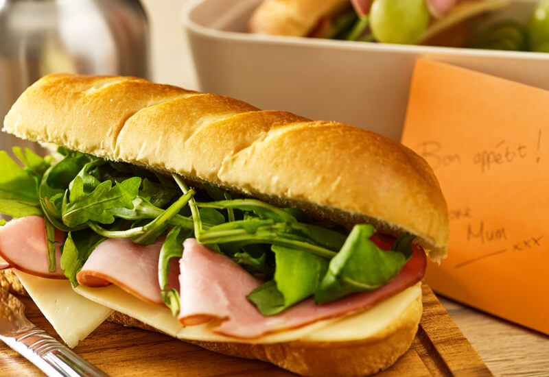 Ham & Cheese Lunchbox Sub Sandwich